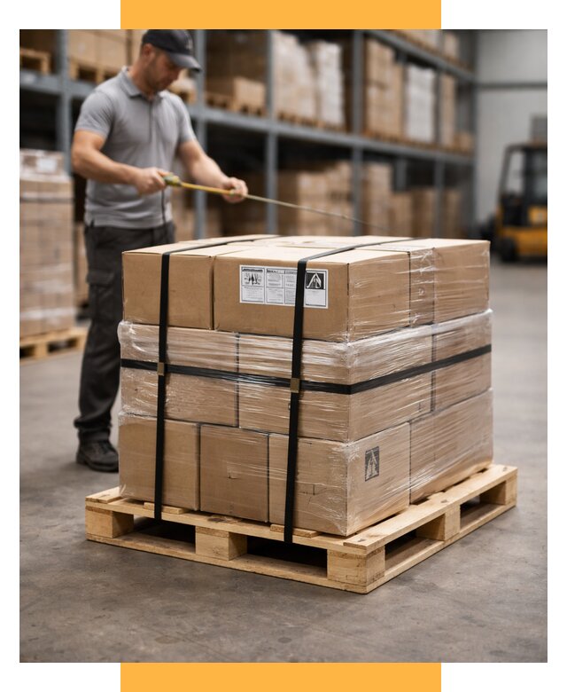 Упаковка и паллетирование грузов от 3603 р. | СетСервис-Тмр