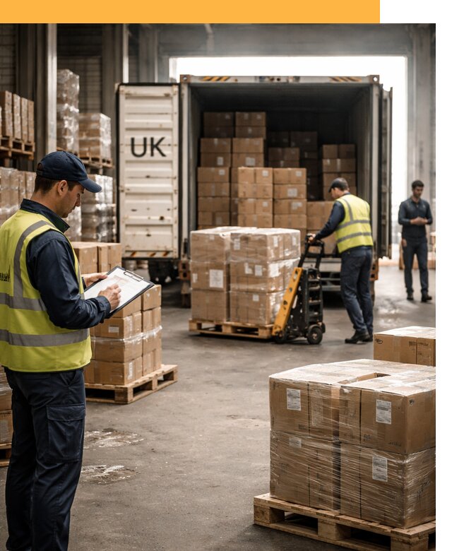 Доставка грузов из Великобритании с таможенным оформлением от 12866