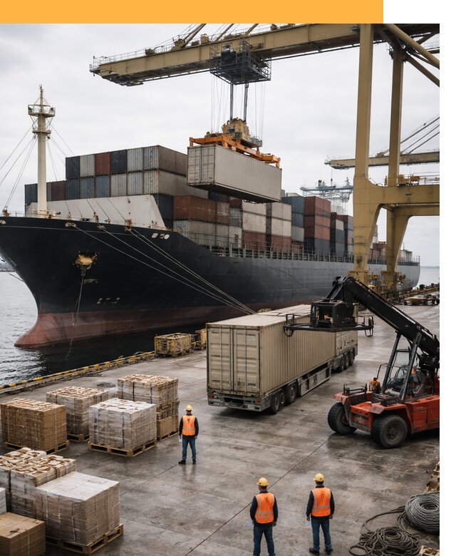 Морские перевозки из Индии: доставка FCL/LCL, таможня от 123516