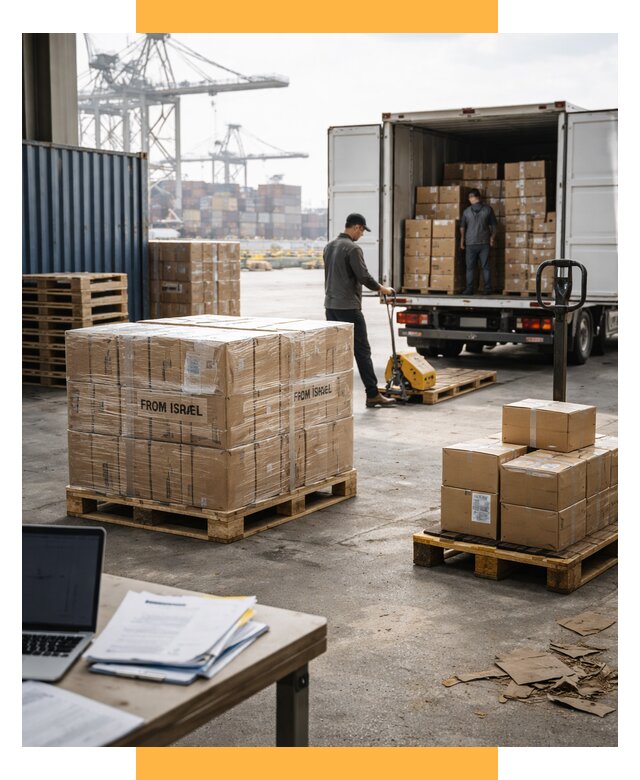 Доставка грузов из Израиля от 15440 р., логистика от СетСервис-Тмр
