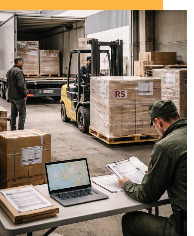 Доставка грузов в Сербию от 46319 руб, международные перевозки