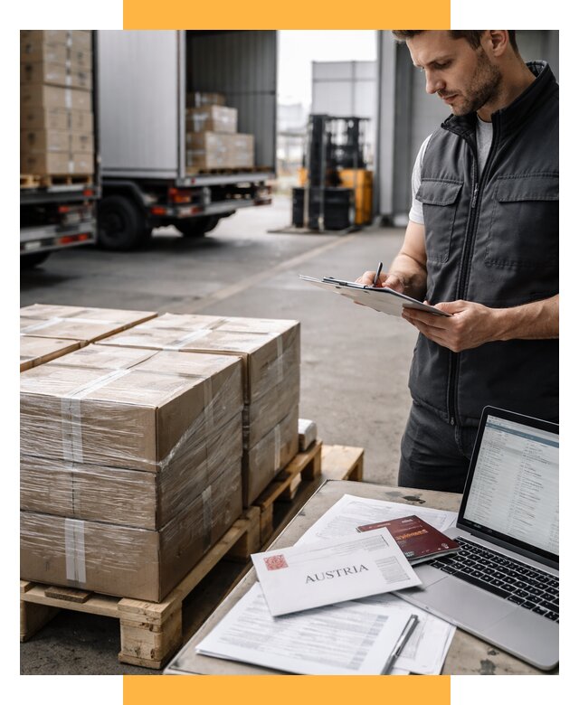 Доставка в Австрию от 66905 р. Логистика и экспорт СетСервис-Тмр