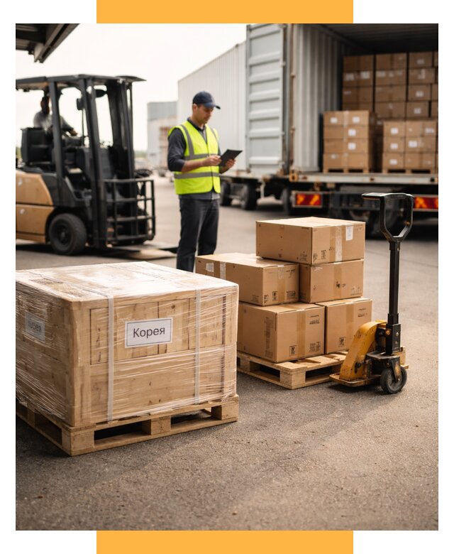 Доставка грузов в Корею из России от 36026 р. | СетСервис-Тмр