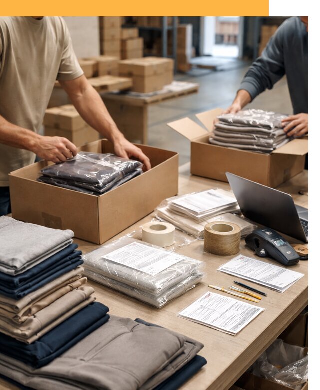 Перевозка одежды по миру от 7720 руб. с таможенным оформлением