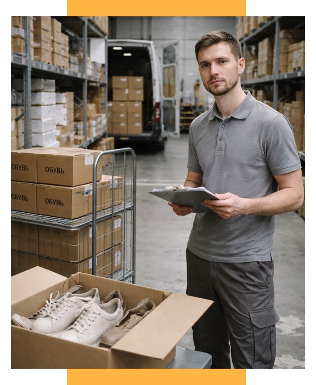 Доставка обуви из Китая и Турции от 4632 р. СетСервис-Тмр