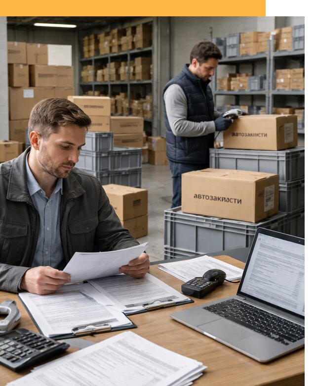 Таможенное оформление автозапчастей по выгодным тарифам от 8749