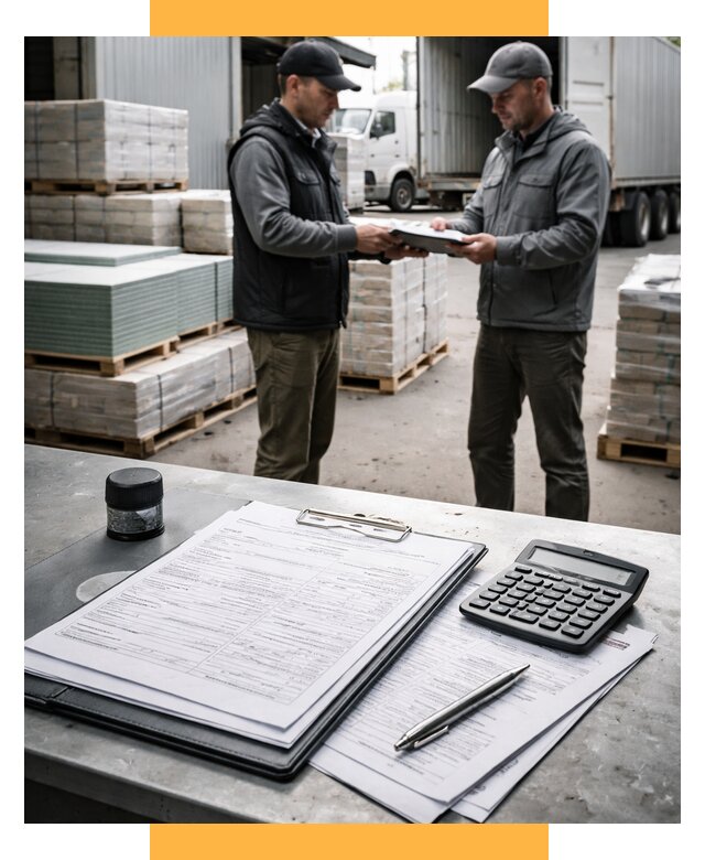 Таможенное оформление стройматериалов от 8749 р. | СетСервис-Тмр